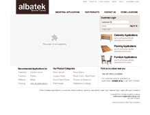 Tablet Screenshot of albatekcoatings.com